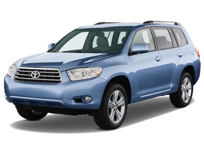 Ворсовые коврики на Toyota Highlander II 2007 - 2013 в Таганроге