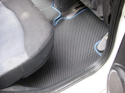 Ворсовые коврики на Honda Fit II 2007 - 2013 в Таганроге