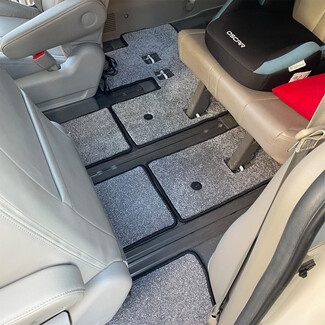 Ворсовые коврики на KIA Carnival III 7 мест 2014&nbsp;-&nbsp;2021 в Таганроге