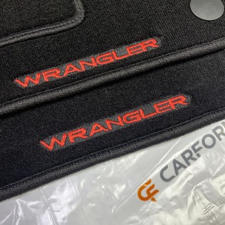 Ворсовые коврики на Jeep Wrangler (JL) 2017 - 2025 в Таганроге