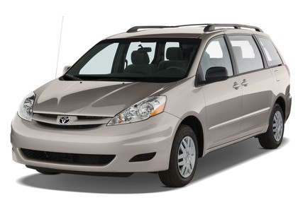 Ворсовые коврики на Toyota Sienna II 2003 - 2010 в Таганроге