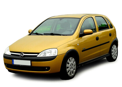 Ворсовые коврики на Opel Corsa C 2000 - 2006 в Таганроге