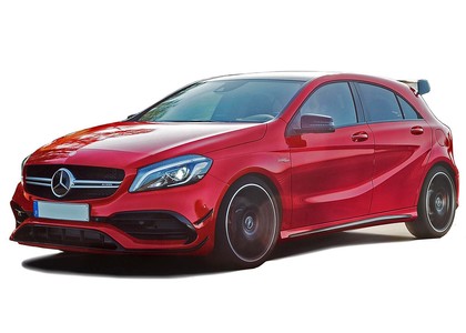 Ворсовые коврики на Mercedes A (W176) 2012 - 2018 в Таганроге