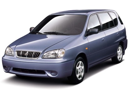 Ворсовые коврики на KIA Carens I 1999 - 2006 в Таганроге