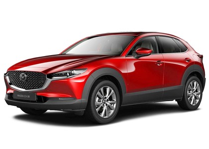 Ворсовые коврики на Mazda CX30 2019 - 2025 в Таганроге