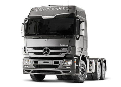 Ворсовые коврики на Mercedes Actros MP3 тягач 2008 - 2020 в Таганроге