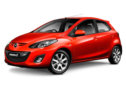 Ворсовые коврики на Mazda 2 2007 - 2015 в Таганроге