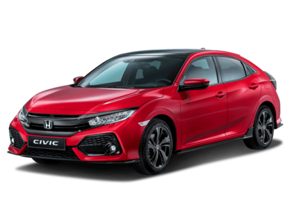 Ворсовые коврики на Honda Civic X 5d 2017 - 2021 в Таганроге
