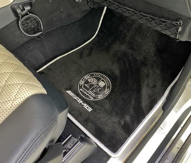 Ворсовые коврики на Mercedes G (W463) рестайлинг 2001 - 2018 в Таганроге