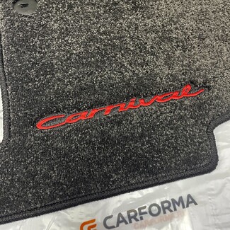 Ворсовые коврики на KIA Carnival III 7 мест 2014&nbsp;-&nbsp;2021 в Таганроге