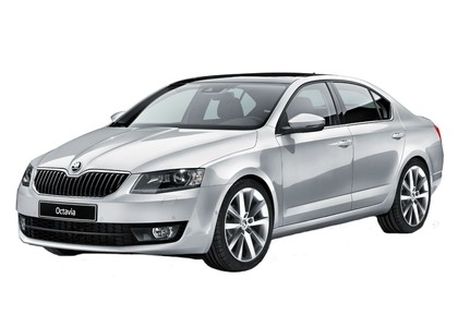 Ворсовые коврики на Skoda Octavia A7 2013 - 2020 в Таганроге