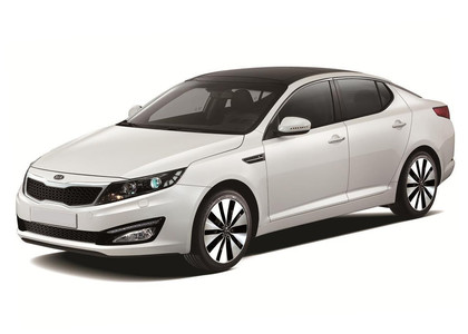 Ворсовые коврики на KIA Optima I 2010 - 2016 в Таганроге