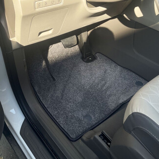 Ворсовые коврики на KIA Carnival IV 9 мест 2020 - 2025 в Таганроге