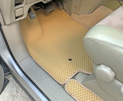 Ворсовые коврики на Toyota Previa (XR30, XR40) 2000 - 2007 в Таганроге