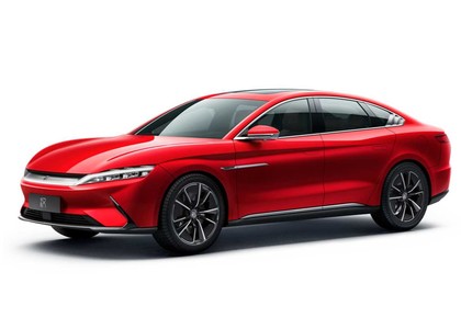 Ворсовые коврики на BYD Han EV 2020 - 2025 в Таганроге