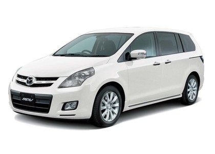 Ворсовые коврики на Mazda MPV III 2006 - 2016 в Таганроге