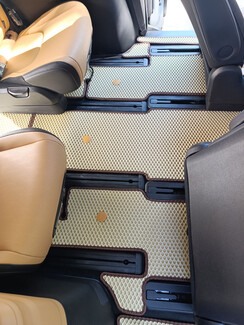 Ворсовые коврики на KIA Carnival IV 9 мест 2020 - 2025 в Таганроге