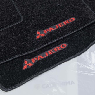 Ворсовые коврики на Mitsubishi Pajero IV 2006 - 2021 в Таганроге