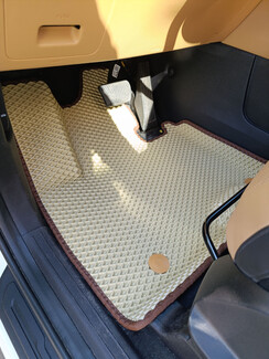 Ворсовые коврики на KIA Carnival IV 9 мест 2020 - 2025 в Таганроге