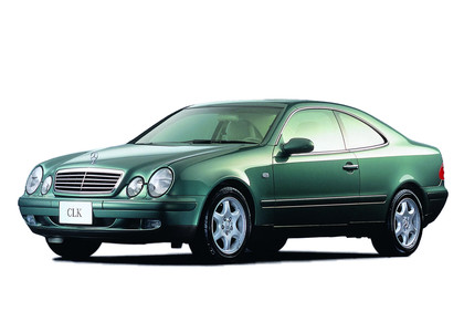 Ворсовые коврики на Mercedes CLK (C208) 1996 - 2003 в Таганроге