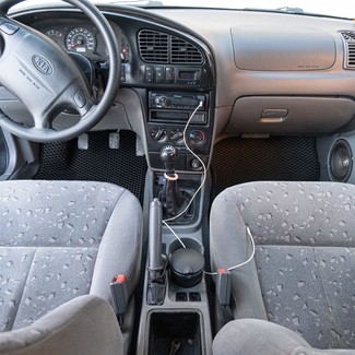 Ворсовые коврики на KIA Spectra 2000 - 2011 в Таганроге