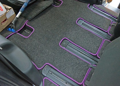 Ворсовые коврики на Honda StepWGN V 2015 - 2022 в Таганроге