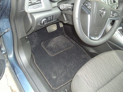 Ворсовые коврики на Opel Astra J 2009 - 2015 в Таганроге