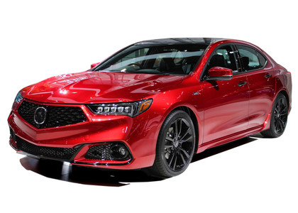 Ворсовые коврики на Acura TLX II 2020 - 2025 в Таганроге