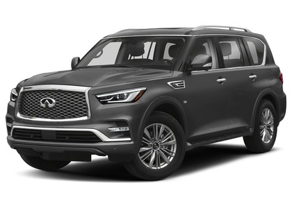 Ворсовые коврики на Infiniti QX80 2013 - 2025 в Таганроге