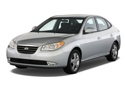 Ворсовые коврики на Hyundai Elantra 4 (HD) 2006 - 2011 в Таганроге