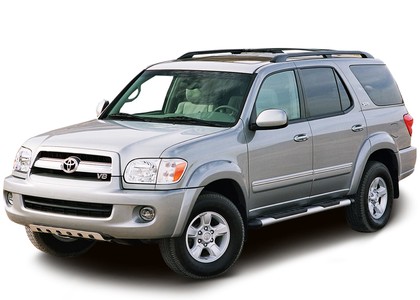 Ворсовые коврики на Toyota Sequoia I 2001 - 2008 в Таганроге