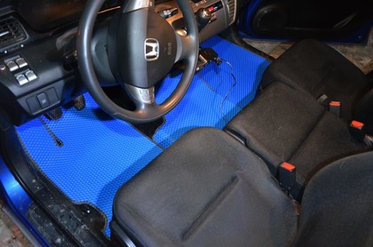 Ворсовые коврики на Honda FR-V 2004 - 2009 в Таганроге