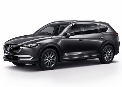 Ворсовые коврики на Mazda CX8 2017 - 2023 в Таганроге