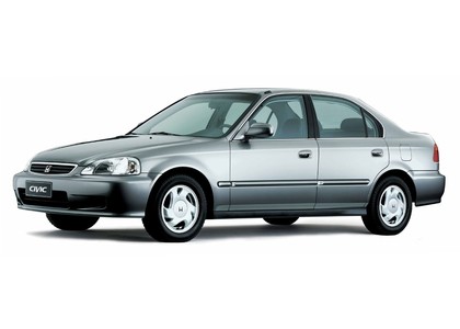 Ворсовые коврики на Honda Civic VI 4d 1995 - 2002 в Таганроге