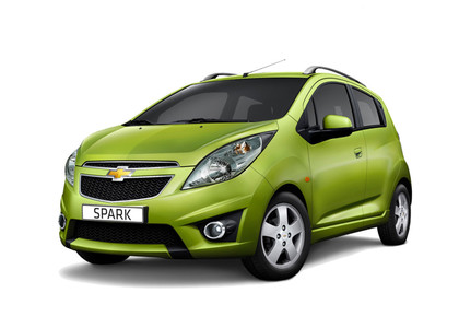 Ворсовые коврики на Chevrolet Spark III 2009 - 2023 в Таганроге