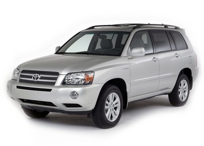 Ворсовые коврики на Toyota Highlander I 2001 - 2007 в Таганроге