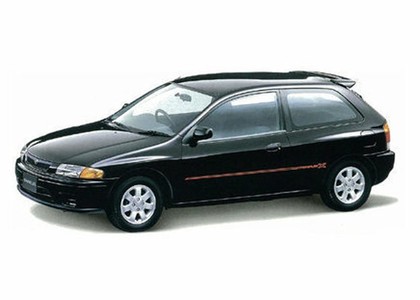 Ворсовые коврики на Mazda Familia (BH) 1994 - 1999 в Таганроге