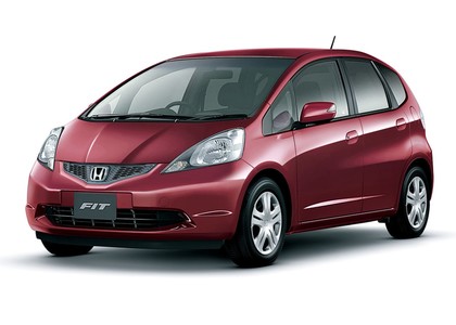 Ворсовые коврики на Honda Fit II 2007 - 2013 в Таганроге