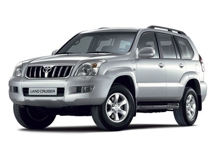 Ворсовые коврики на Toyota Land Cruiser Prado 120 2002 - 2009 в Таганроге