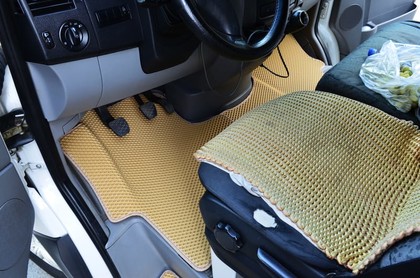 Ворсовые коврики на Volkswagen Crafter I 2006 - 2017 в Таганроге