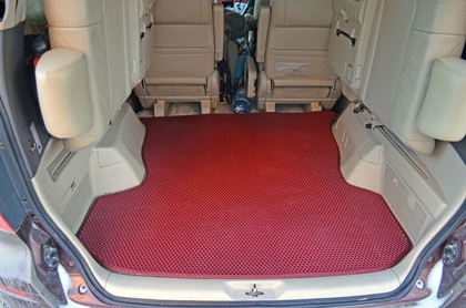 Ворсовые коврики на Toyota Alphard (H10) 2002 - 2008 в Таганроге