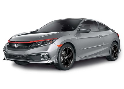 Ворсовые коврики на Honda Civic X 2d 2015 - 2021 в Таганроге