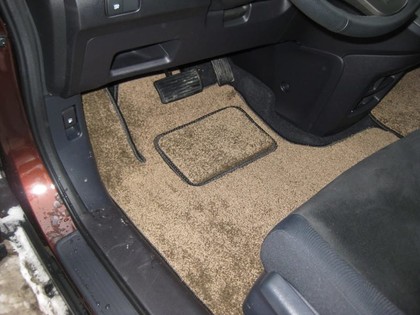 Ворсовые коврики на Honda CR-V III 2006 - 2012 в Таганроге