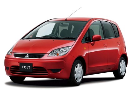 Ворсовые коврики на Mitsubishi Colt VI 2002 - 2012 в Таганроге