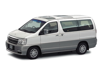 Ворсовые коврики на Nissan Elgrand (E50) 1997 - 2002 в Таганроге