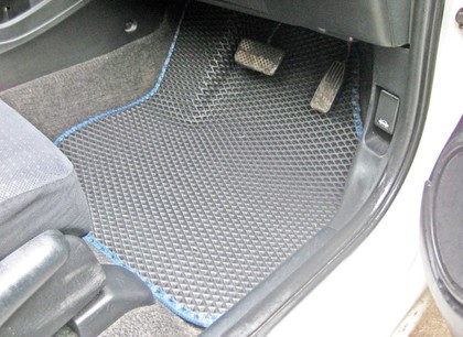Ворсовые коврики на Honda Fit II 2007 - 2013 в Таганроге