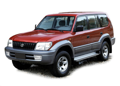 Ворсовые коврики на Toyota Land Cruiser Prado 95 1996 - 2002 в Таганроге