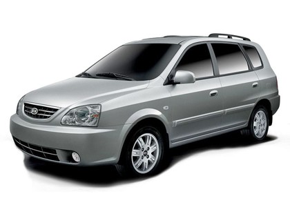 Ворсовые коврики на KIA Carens I 1999 - 2006 в Таганроге
