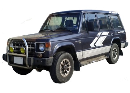 Ворсовые коврики на Hyundai Galloper I 1991 - 1997 в Таганроге