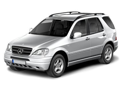 Ворсовые коврики на Mercedes ML (W163) 1997 - 2005 в Таганроге